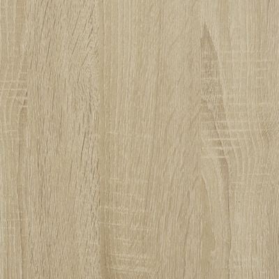 vidaXL Rolkast 60x48x81 cm bewerkt hout sonoma eikenkleurig