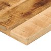 vidaXL Tafelblad rechthoekig 160x20x2,5 cm massief ruw mangohout