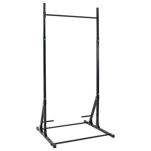 vidaXL Optrekstang Station Zwart 100,5 x 102 x 234,5 cm