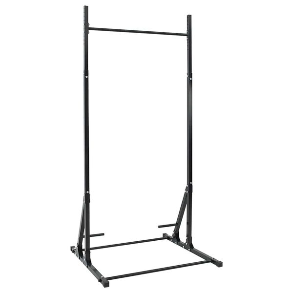 vidaXL Optrekstang Station Zwart 100,5 x 102 x 234,5 cm