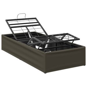 vidaXL Elektrisch Verstelbaar Bedframe Grijs 200 x 80 x 33,5 cm Staal