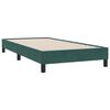 vidaXL Boxspring zonder matras fluweel donkergroen 80x210 cm