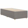 vidaXL Bedframe zonder matras 80x200 cm stof taupe