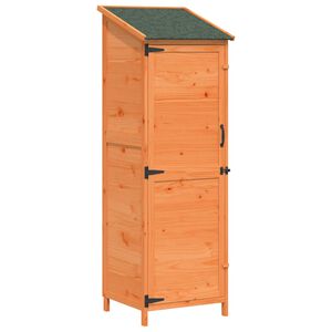 vidaXL Tuinschuur Bruin 59,5 x 56 x 176,5 cm Bewerkt hout