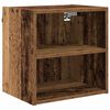 vidaXL Hangkast met opslag Oudhout 40 x 29,5 x 40 cm Bewerkt hout