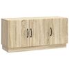 vidaXL TV-kast Sonoma Eiken 99 x 34,5 x 47 cm Bewerkt hout