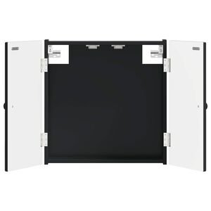 vidaXL Dartbord Kabinet EDE Zwart 52,5 x 10,5 x 53,5 cm Bewerkt hout