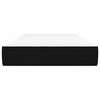 vidaXL Pocketveringmatras 90x190x20 cm stof zwart