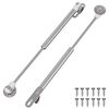 vidaXL Hydraulische Gasveer 2 pcs Zilver 280 x 17 x 16 mm PP en IJzer