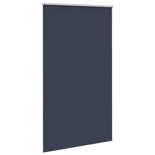 vidaXL Rolgordijn verduisterend 120x210 cm stofbreedte 116,6 cm blauw