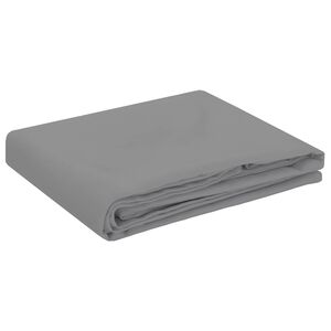 vidaXL Tafelkleed Ovaal Lichtgrijs 160 x 220 cm Polyester
