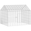 vidaXL Konijnenkooi Zilver 100 x 78 x 78 cm Gegalvaniseerd staal