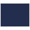 vidaXL Verzwaringsdeken 235x290 cm 11 kg stof blauw