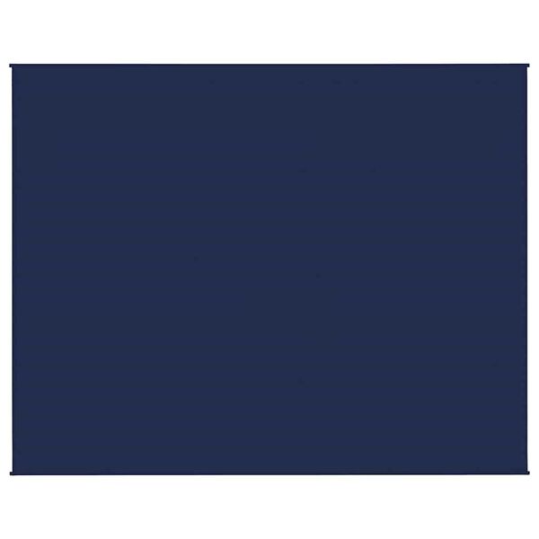 vidaXL Verzwaringsdeken 235x290 cm 11 kg stof blauw