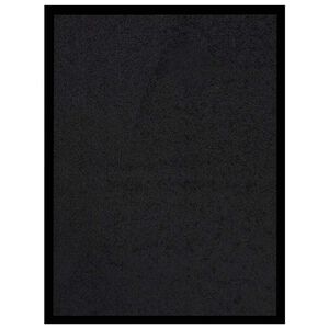 vidaXL Deurmat 40x60 cm zwart
