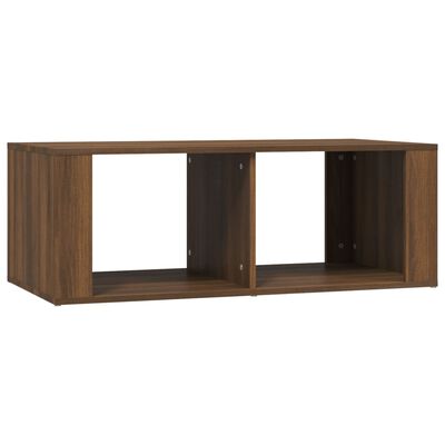 vidaXL Salontafel 100x50x36 cm bewerkt hout bruin eikenkleur