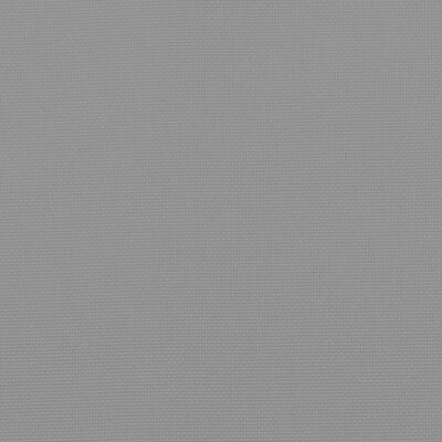 vidaXL Tuinstoelkussens 2 st 50x50x3 cm stof grijs