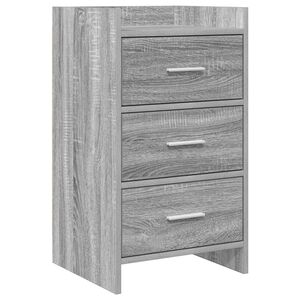 vidaXL Nachtkastjes Grijs Sonoma 40 x 36 x 70 cm Bewerkt hout