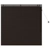 vidaXL Jaloezie Donkerbruin 140 x 130 cm 35 mm Massief Paulowniahout