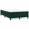 vidaXL Boxspring bed 120x200 cm fluweel donkergroen