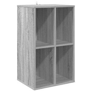 vidaXL Platenkast Grijs Sonoma 44,5 x 36,5 x 74,5 cm Bewerkt hout