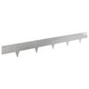 vidaXL Gazonrand 10 st 100 x 12 cm Stainless Steel Zilverkleurig