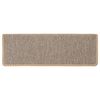 vidaXL Trapmatten zelfklevend 15 st sisal-look 65x21x4 cm lichtbeige