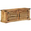 vidaXL Schoenenkast Bruin 110 x 38 x 45 cm Massief mangohout