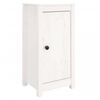 vidaXL Dressoirs 2 st 39x35x80 cm massief grenenhout wit