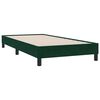 vidaXL Boxspring zonder matras fluweel donkergroen 100x210 cm