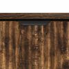 vidaXL Salontafel met lade Gerookt eiken 90 x 49 x 46 cm Bewerkt hout