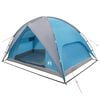 vidaXL Camping Tent met Regenhoes Waterdicht Blauw 310 x 245 x 160 cm