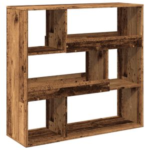 vidaXL Boekenkast / kamerscherm 100x33x94,5 cm oud houtkleurig