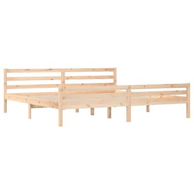 vidaXL Bedframe massief hout 180x200 cm