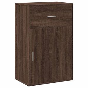 vidaXL Opbergkast 56,5x39x90 cm bewerkt hout bruin eikenkleurig