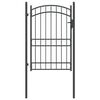 vidaXL Hekpoort EMMEN 104 x 136 cm Vergrendelbaar Poedergecoat staal