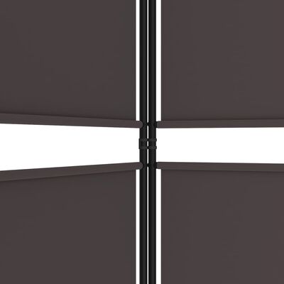 vidaXL Kamerscherm met 3 panelen 150x220 cm stof bruin