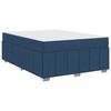 vidaXL Bedframe met matras Blauw 160 x 200 cm Stof