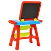 vidaXL Leerbord voor kinderen Easel and Learning 3-in-1