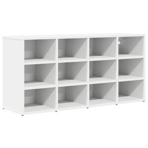 vidaXL Schoenenkast 103 x 30 x 51 cm Bewerkt hout Wit