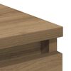 vidaXL Dressoir 37,5x35x76 cm bewerkt hout artisanaal eikenkleurig