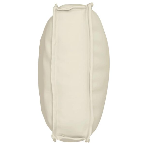vidaXL Kussen Cr&egrave;me 70 x 40 x 12 cm Oxford Stof