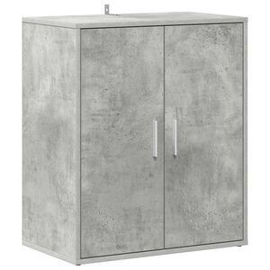 vidaXL Schoenenkasten 60 x 35 x 70 cm Betongrijs 5 paar schoenen