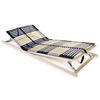 vidaXL Lattenbodem met 42 latten 7 zones 90x200 cm