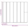 vidaXL Bad Scheidingswand Mat 168 x 140 cm Aluminium & PP Paneel