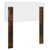 vidaXL Hoofdbord met hoofdeinde Gerookt eiken 80 cm Bewerkt hout
