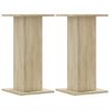 vidaXL Speakerstandaards 2 st 30x30x60 cm bewerkt hout sonoma eiken