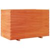 vidaXL Plantenbak 110x60x72 cm massief grenenhout wasbruin