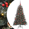 vidaXL Kunstkerstboom Groen 120 cm PVC en Plastic en Staal