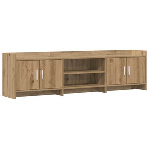 vidaXL TV-kast 168 x 33 x 47 cm Artisanaal eiken Bewerkt hout